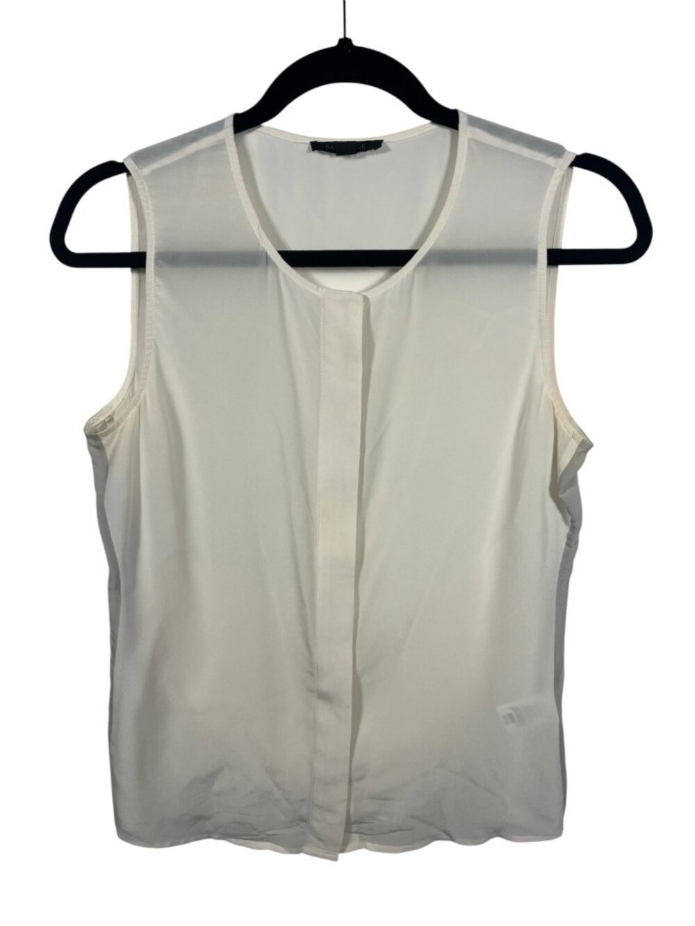 Rachel Zoe Top Womens Silk Tank Blouse Small Button Down Capsule Lightweight